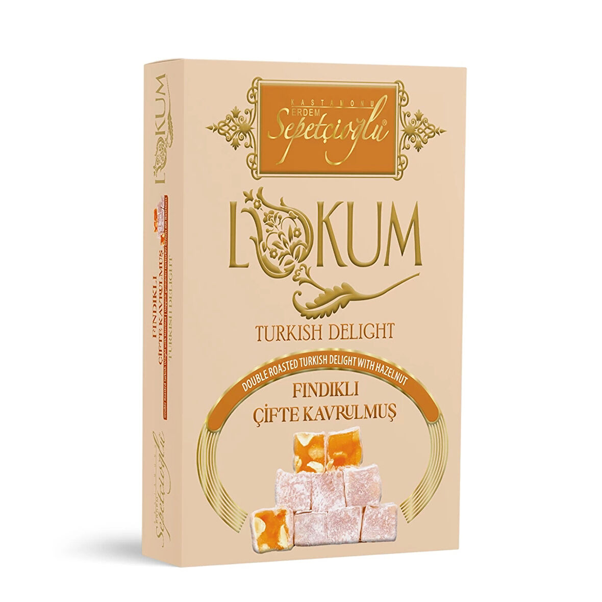 Fındıklı Çifte Kavrulmuş Lokum 240G