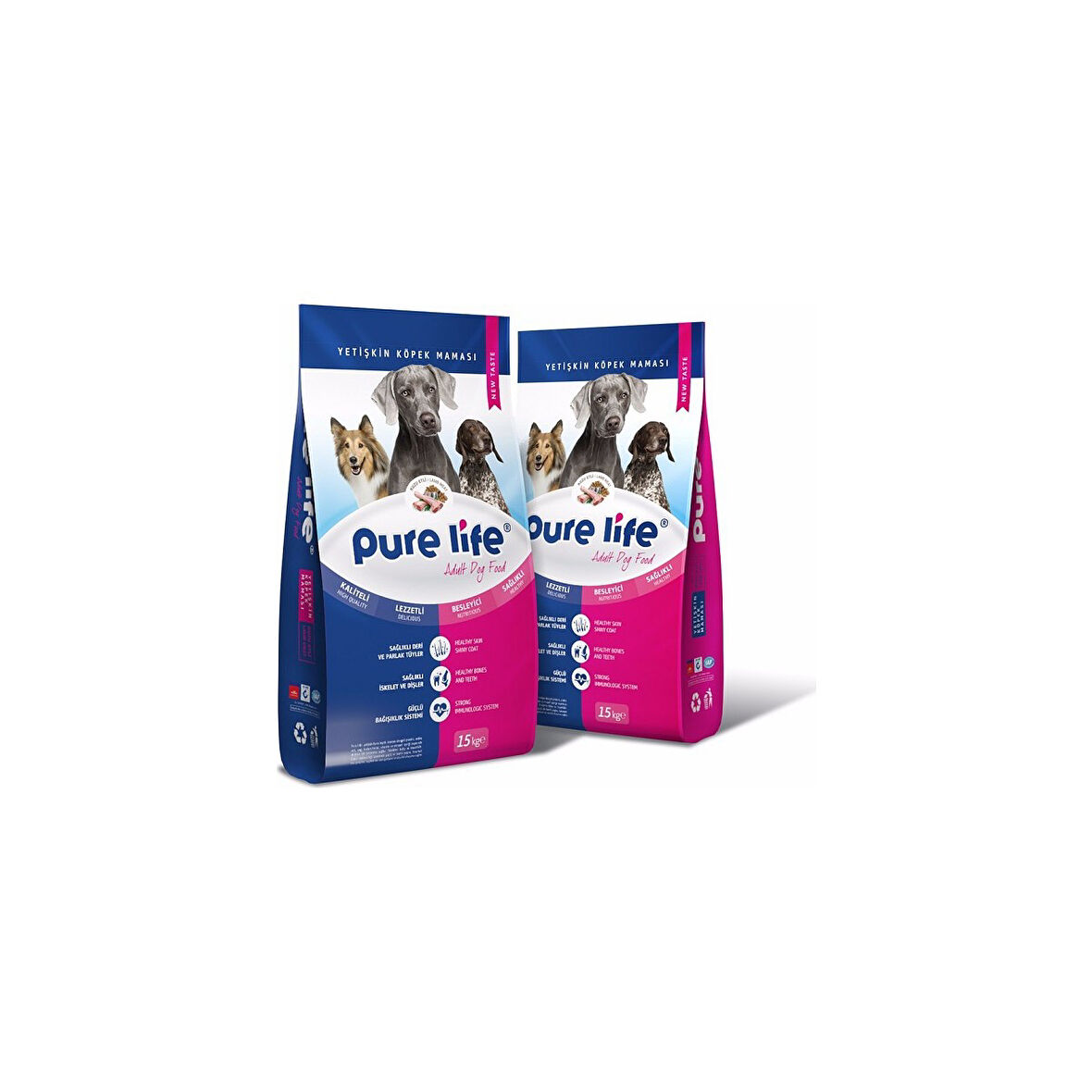 Pure Life Kuzu Etli Pirinçli Yetişkin Köpek Maması 15 Kg