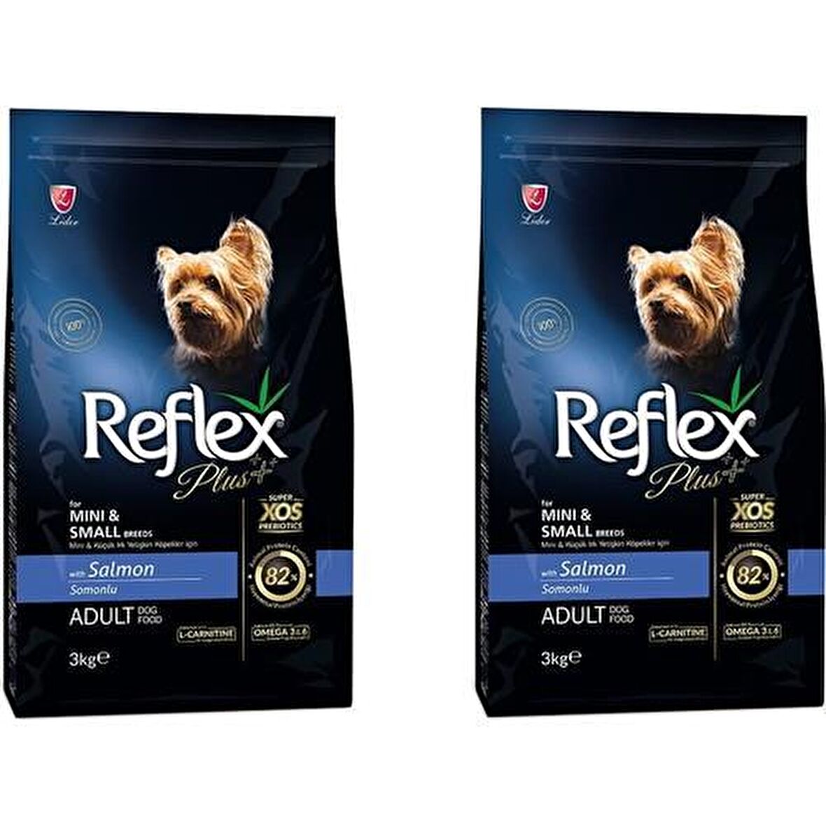 Reflex Plus Plus Somonlu Mini Irk Yetişkin Kuru Köpek Maması 2x3 kg