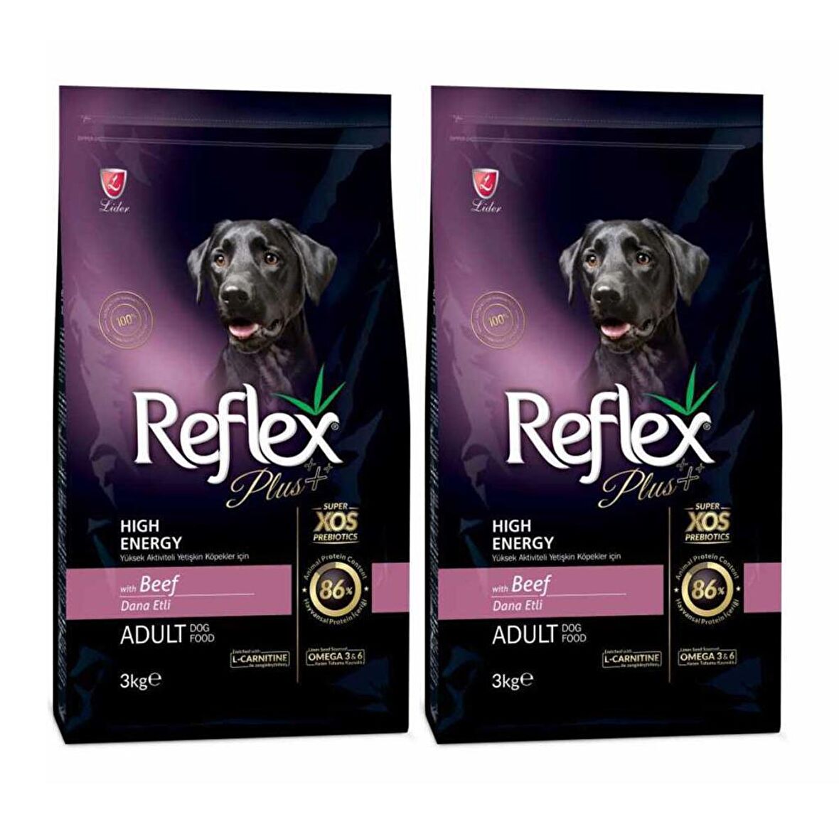 Reflex Plus Plus Dana Etli Yetişkin Kuru Köpek Maması 2x3 kg