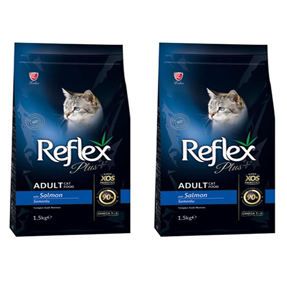 Reflex Plus Somonlu Yetişkin Kedi Maması 1,5 KG (2 ADET)