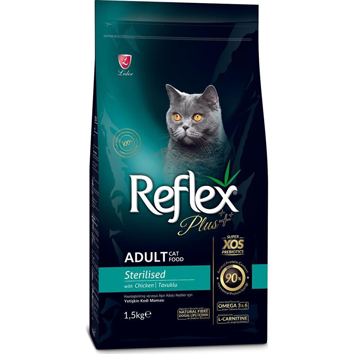 Reflex Plus Tavuklu Kısırlaştırılmış Kedi Maması 1.5 Kg