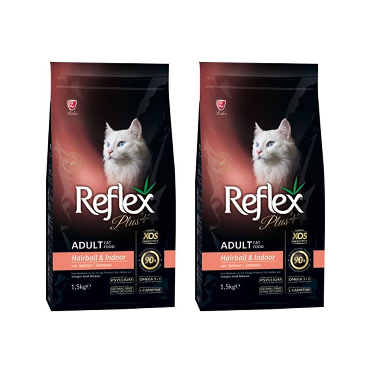 Reflex Plus Hairball Somonlu Kedi Maması 1,5 Kg (2 ADET)