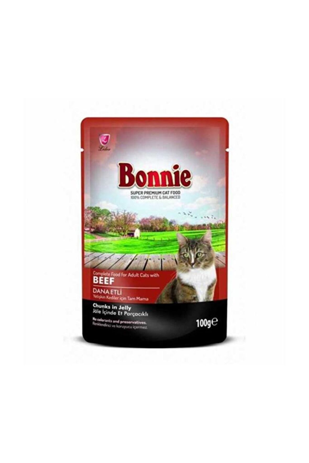 BONNIE DANA ETLİ POUCH JELLY KONSERVE 100 GR