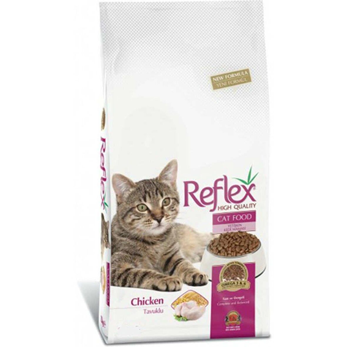 Reflex Chicken Yetişkin Tavuklu Kedi Maması 1,5 Kg