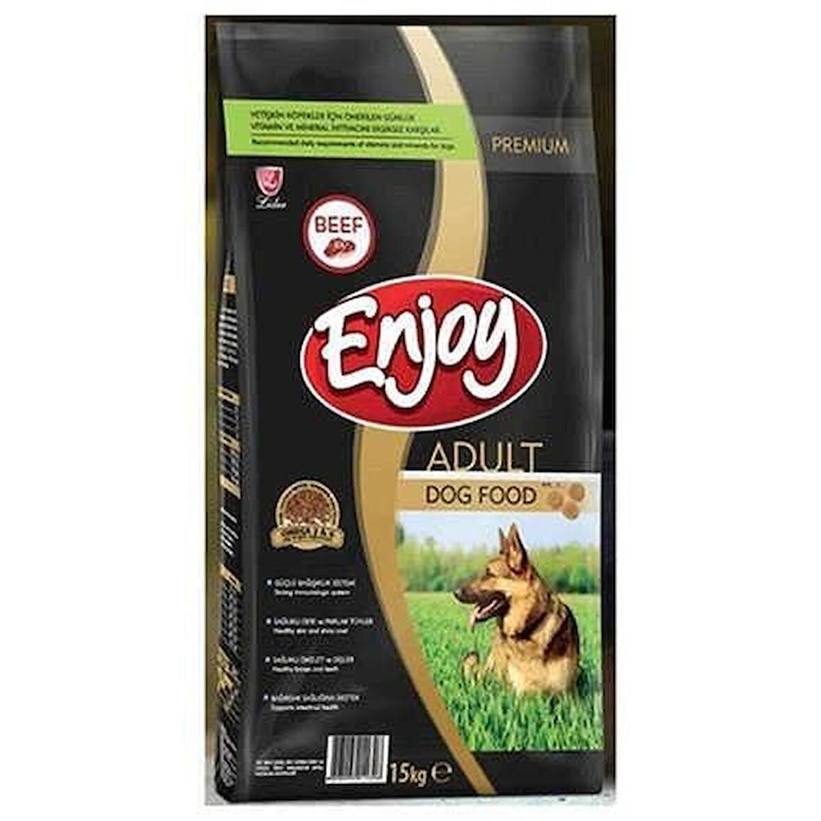 Enjoy Biftekli Yetişkin Köpek Maması 15 Kg