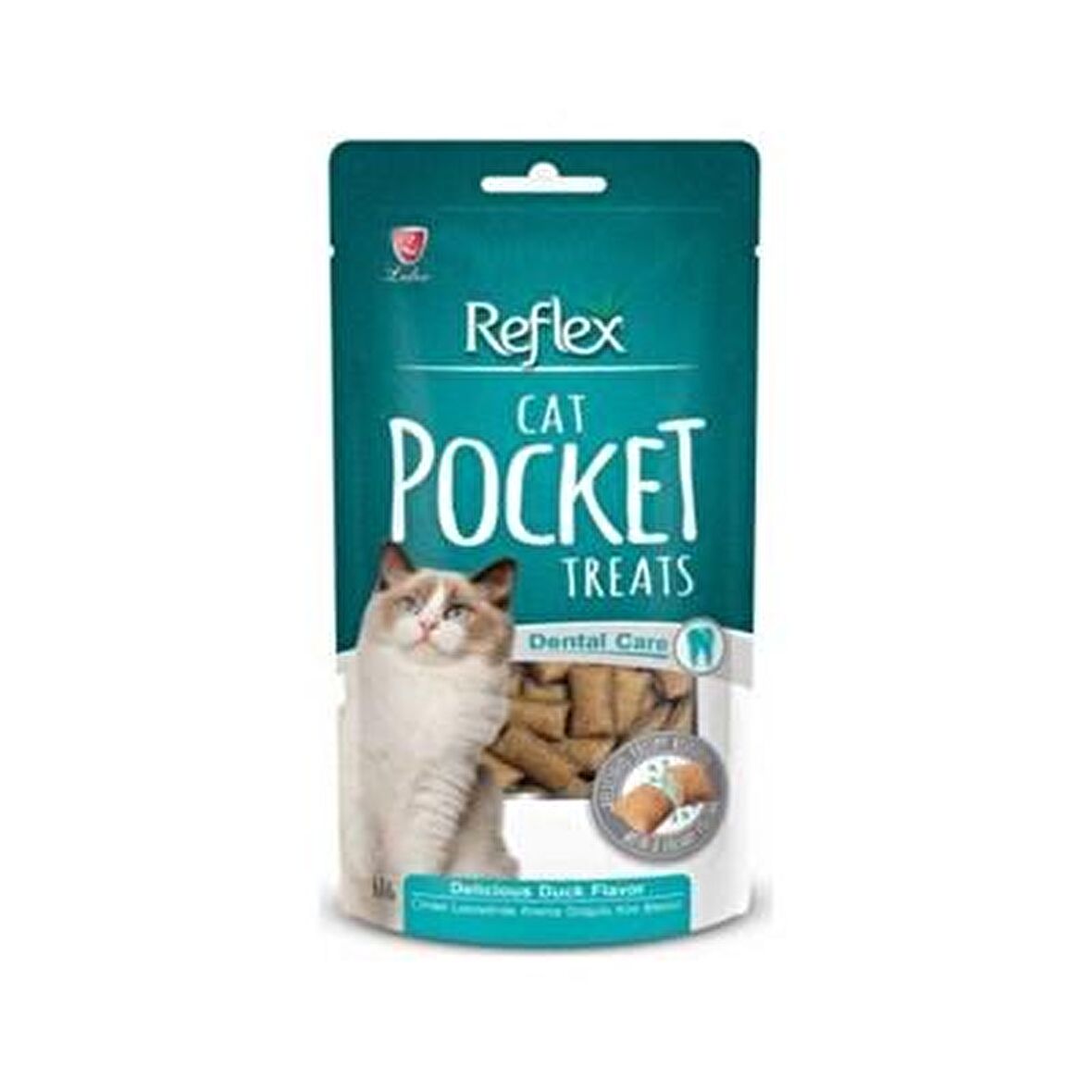 Reflex Cat Pocket Treats Ördekli Granül Yetişkin Kedi Ödülü 60 g 