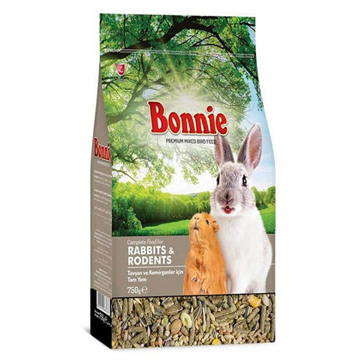 Bonnie Tavşan ve Kemirgenler İçin Tam Yem 850 Gr