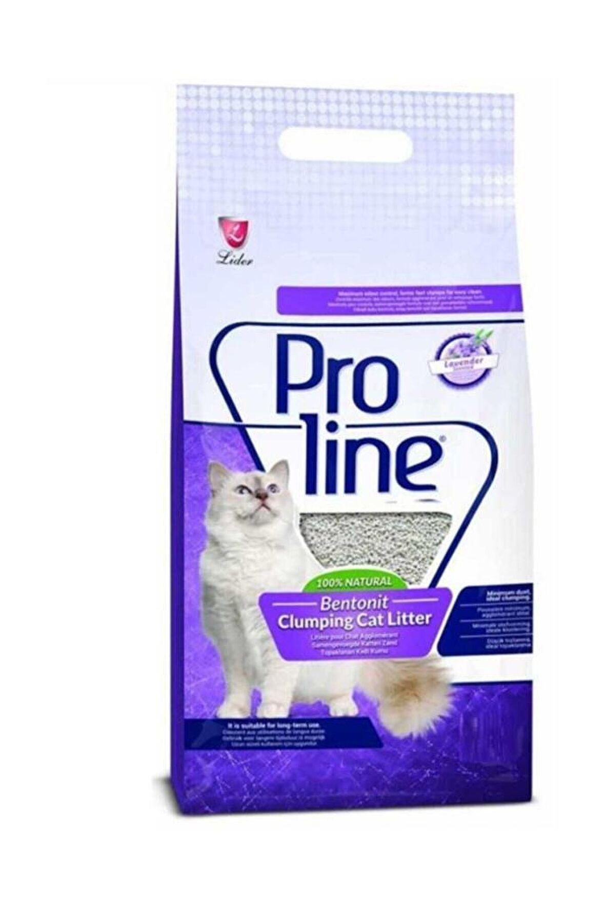 Pro Line Lavanta Kokulu Bentonit Kedi Kumu 5 lt 2 Adet