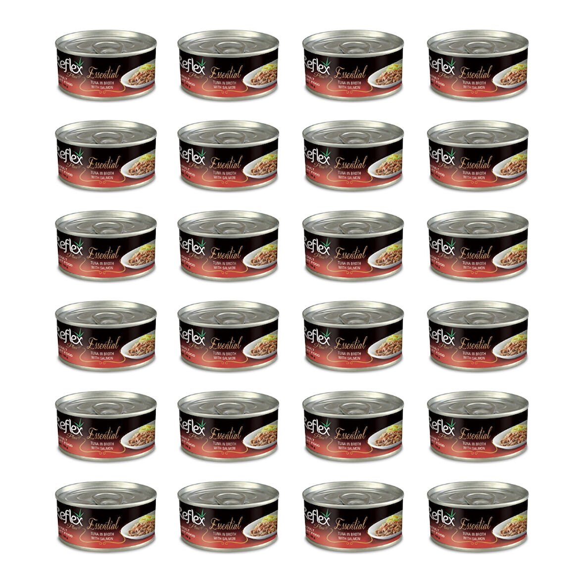 Reflex Plus Essential Ton Balıklı Somonlu Kedi Konservesi 70 Gr (24 Adet)