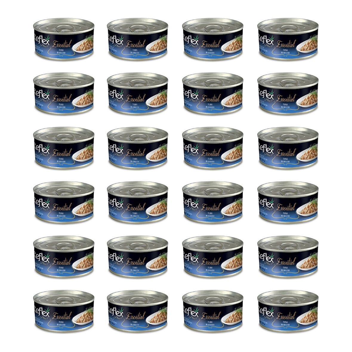 Reflex Plus Essential Atlantik Ton Balıklı Yetişkin Kedi Konservesi 70 Gr (24 Adet)