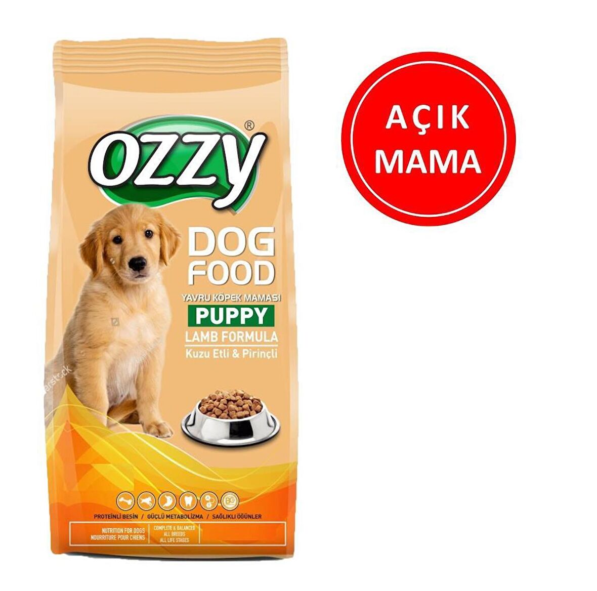 Ozzy Puppy Kuzu Etli Yavru Köpek Maması 1 Kg AÇIK