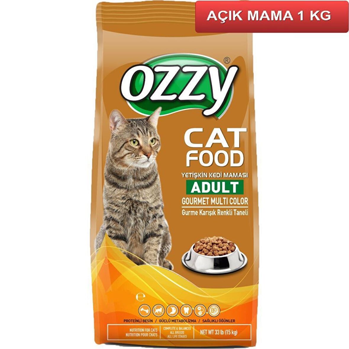 Ozzy Gurme Kedi Maması 1 Kg AÇIK