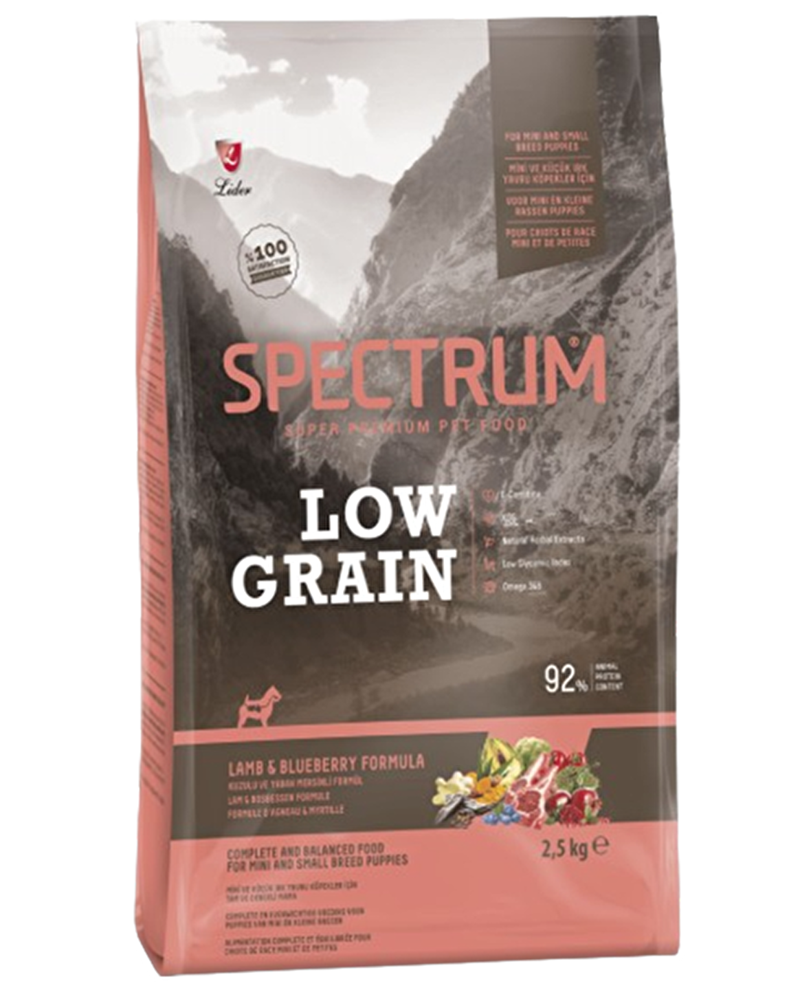 Spectrum Mini Kuzu Etli Küçük Irk Yavru Kuru Köpek Maması 2.5 kg