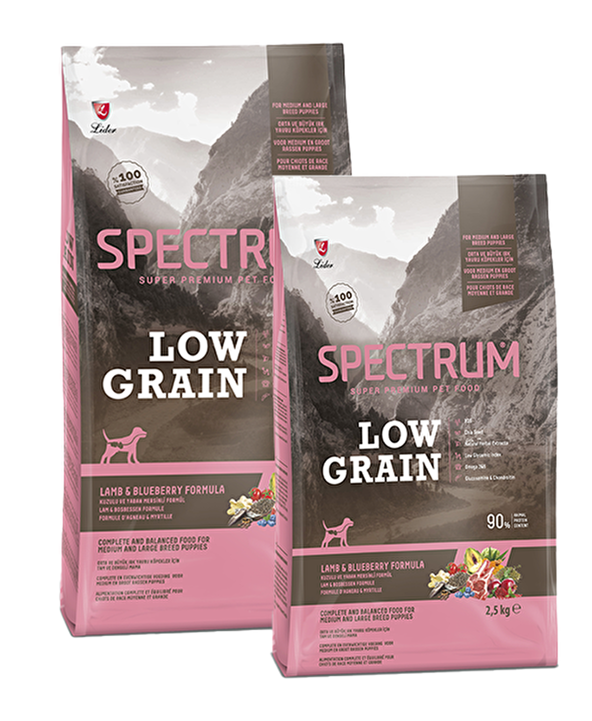 Spectrum Plus Kuzu Etli-Yaban Mersinli Yavru Yaş Köpek Maması 12 kg