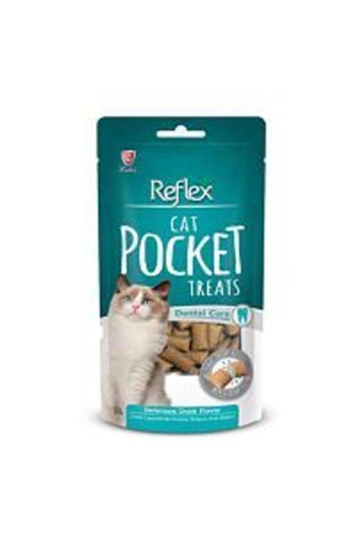 Reflex Cat Pocket Treats Peynir - Tavuklu Granül Yetişkin Kedi Ödülü 60 g 