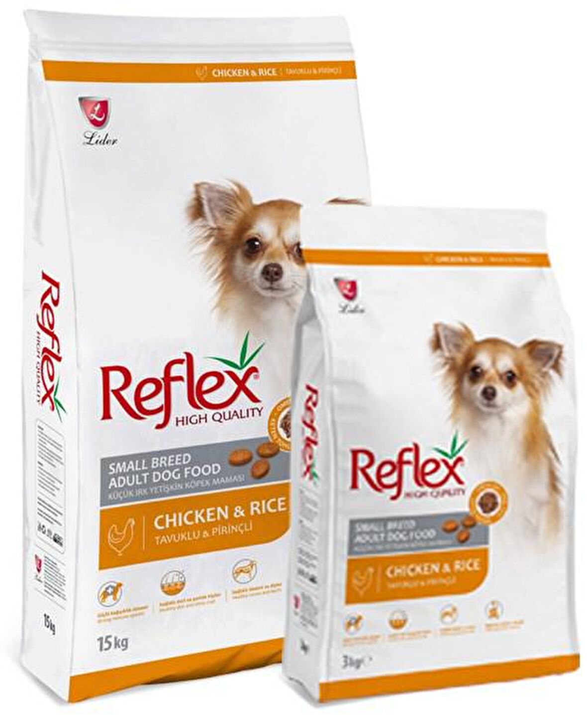 Reflex Tavuklu & Pirinçli Yetişkin Küçük Irk Köpek Maması 3 Kg