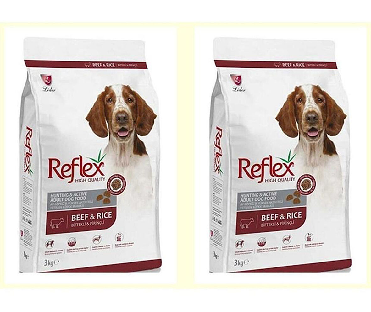 Reflex Beef Biftekli Yetiskin Köpek Mamasi 3 Kg* 2 ADET