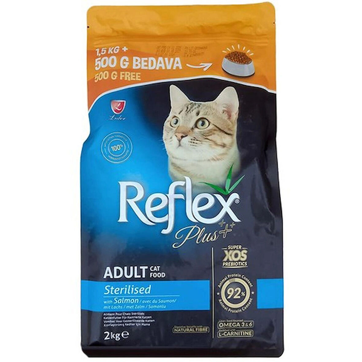 Reflex Plus Sterilised Somonlu Kısırlaştırılmış Yetişkin Kedi Maması 2 kg