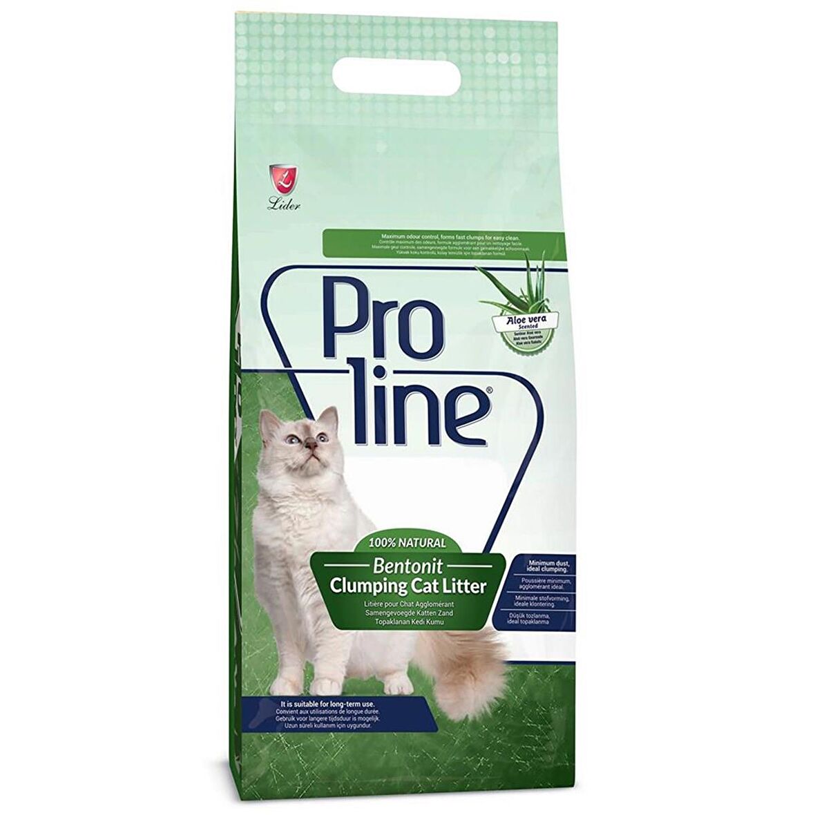 ProLine Topaklanan İnce Aloe Veralı Kedi Kumu 5Lt