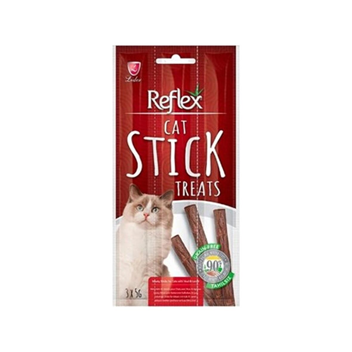 Reflex Biftekli Kuzulu Kedi Ödül Çubuğu 5 gr x 3 Adet