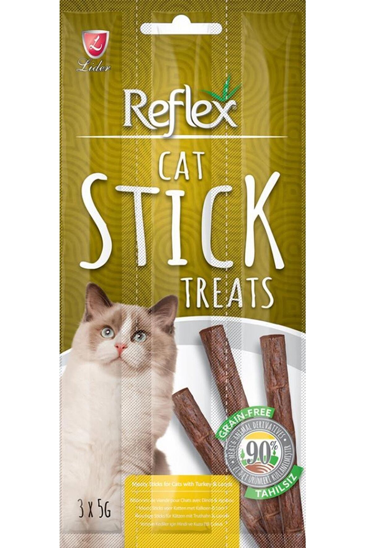 Reflex Kedi Ödül Sticks Hindi & Kuzu 3*5 Gr