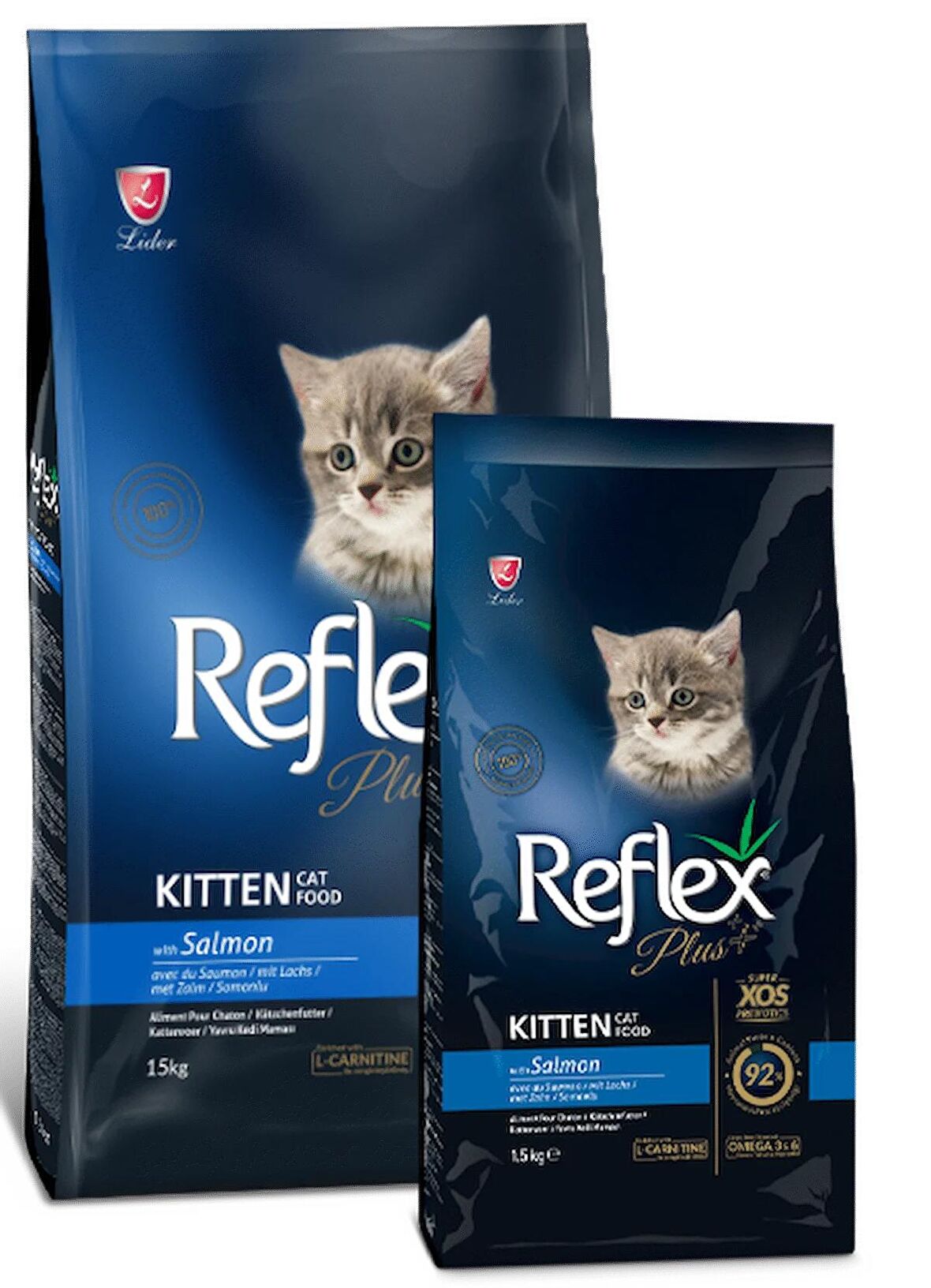 Reflex Plus Kitten Somon Balıklı Yavru Kedi Maması 2 X 1 Kg. Açık Paket