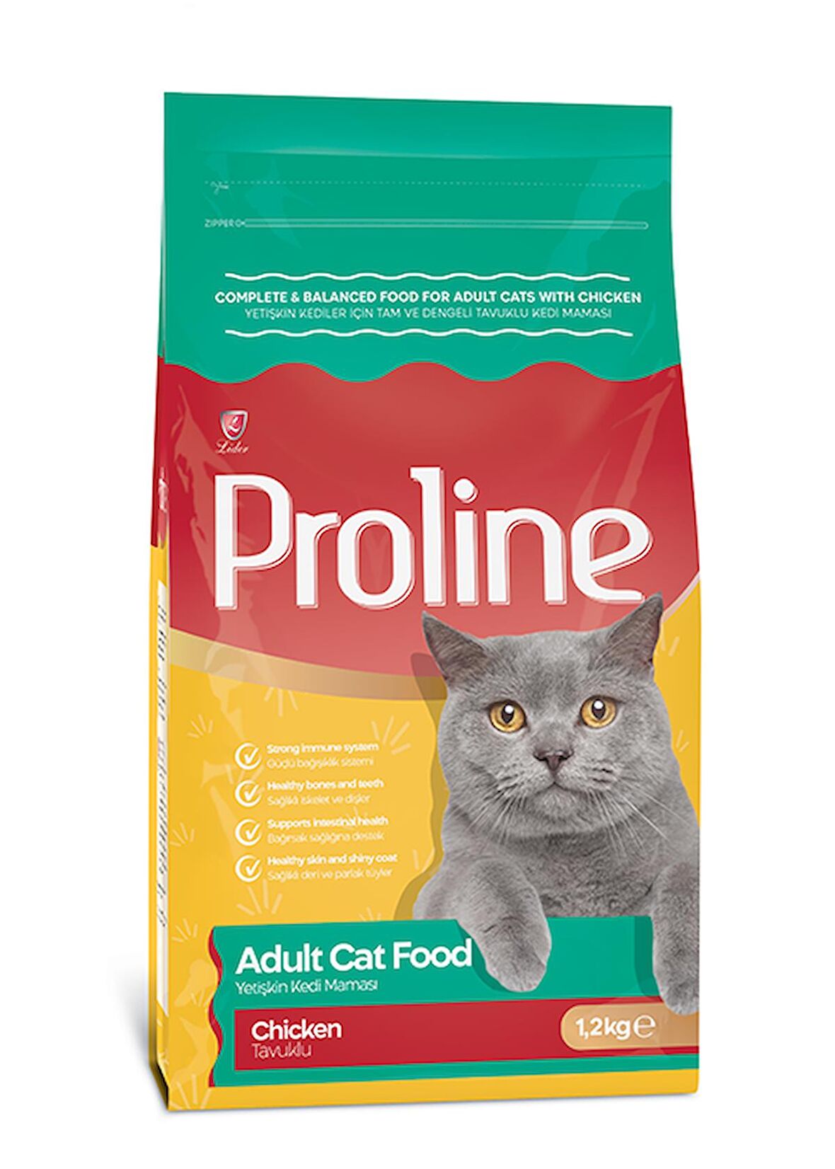 Proline  1,2 kg Tavuklu Yetişkin Kedi Maması