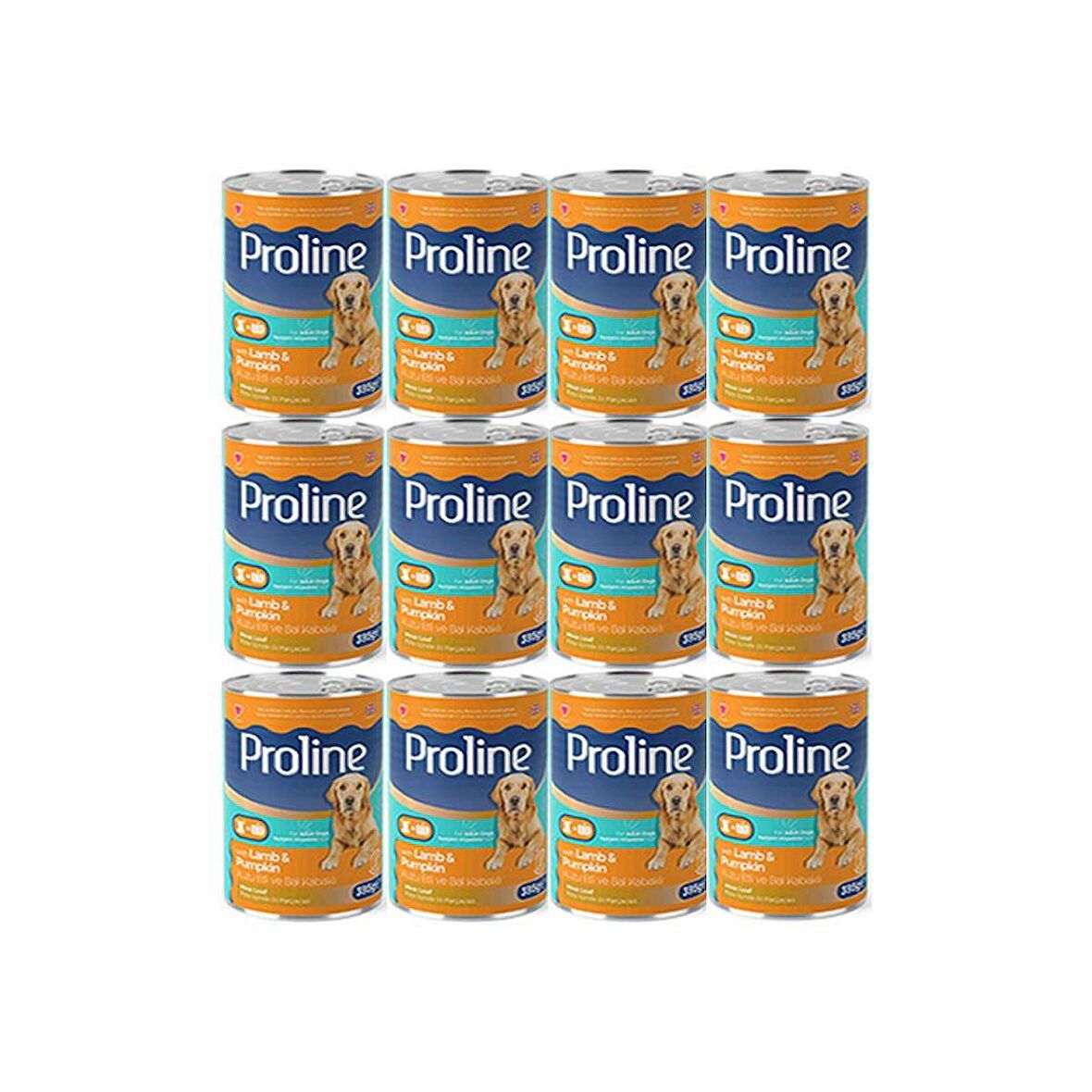 Proline Kuzu Etli ve Bal Kabaklı Yetişkin Köpek Konservesi 395 Gr*12 Adet