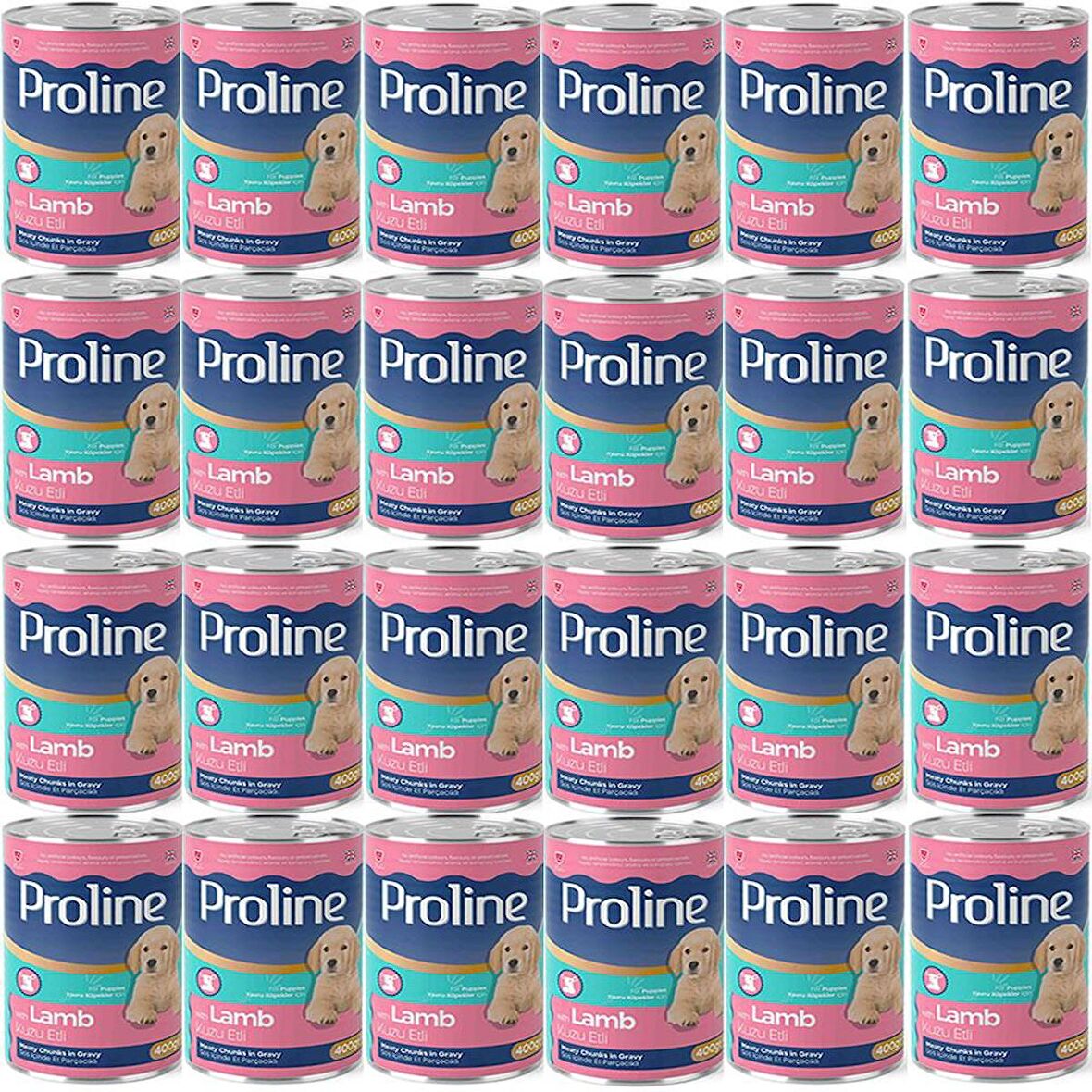 Proline Kuzu Etli Yavru Köpek Konservesi 400 Gr*24 Adet