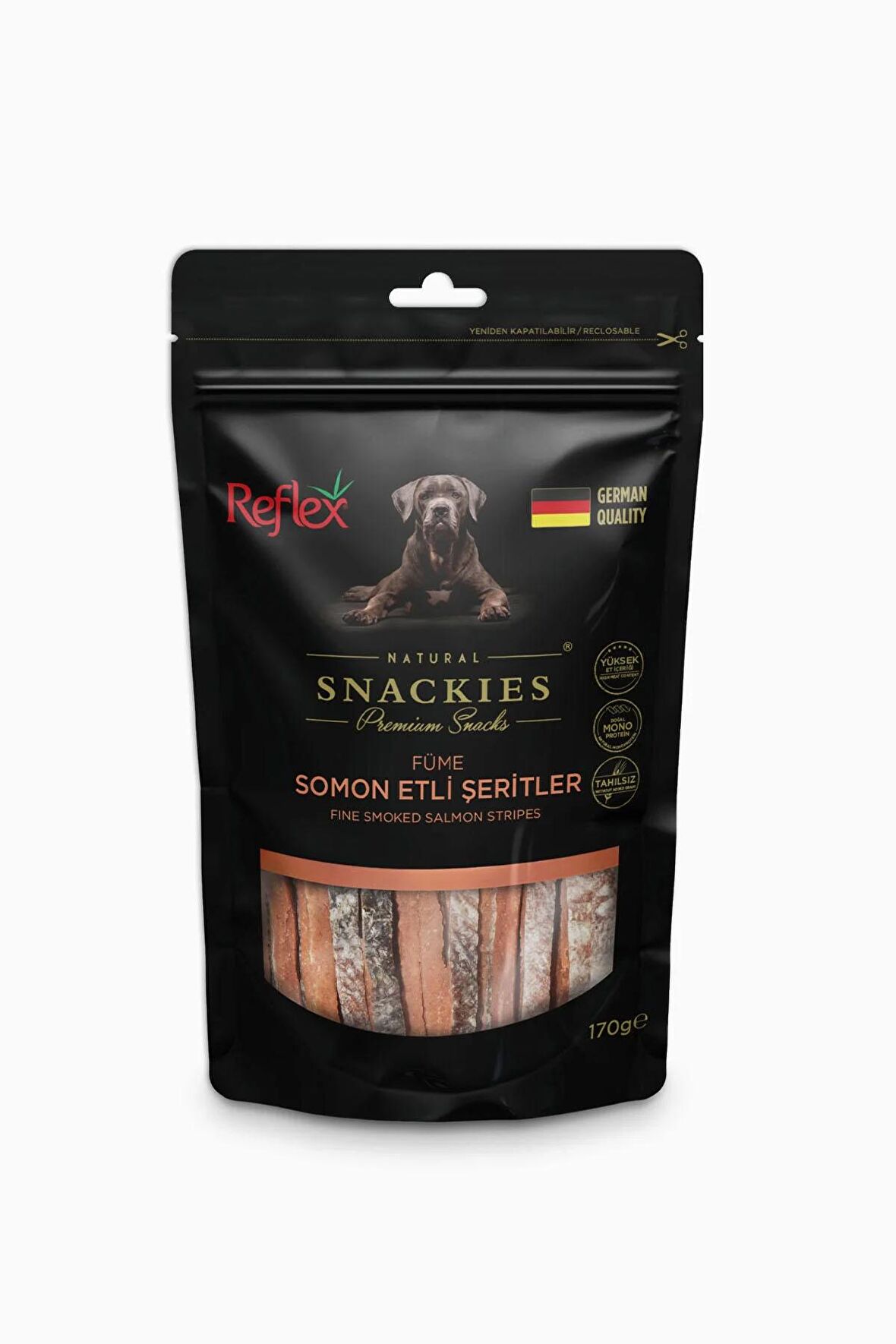 Reflex Snackies Füme Somon Etli Şeritler 170 Gr