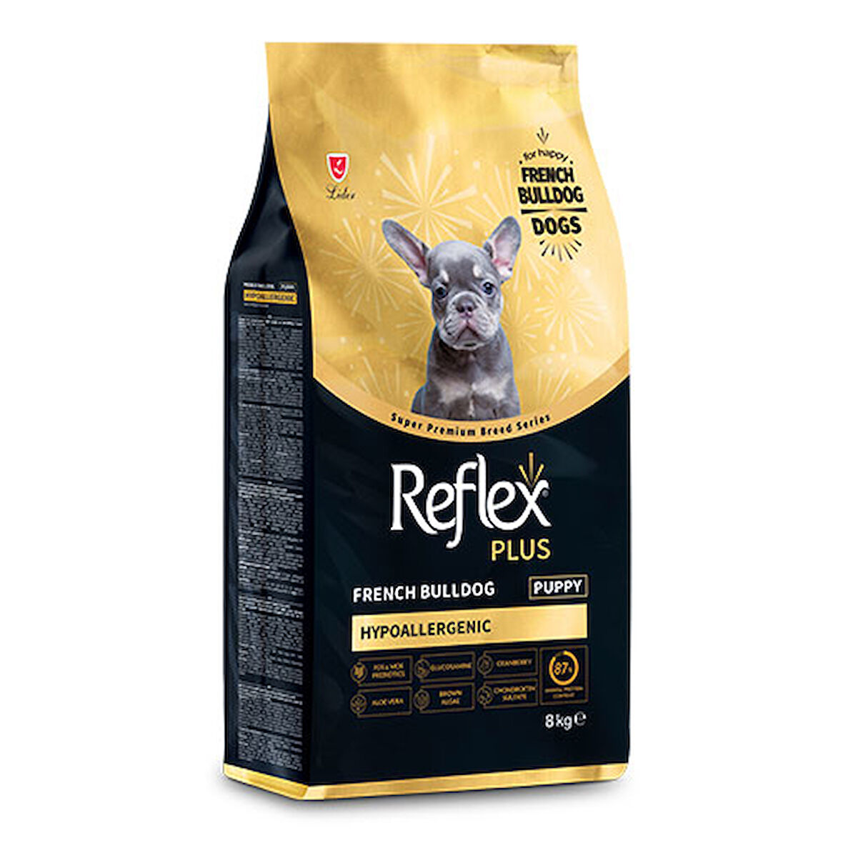 Reflex Plus HypoAllergenic French Bulldog Yavru Köpek Maması 8 Kg 