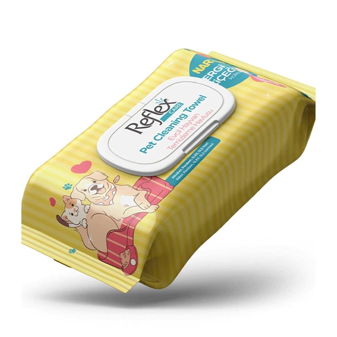 Reflex Pet Nergis Kokulu Islak Mendil 50li