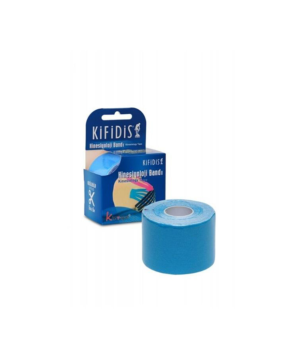 Kifidis Kinesio Bant 5cm x 5m Mavi