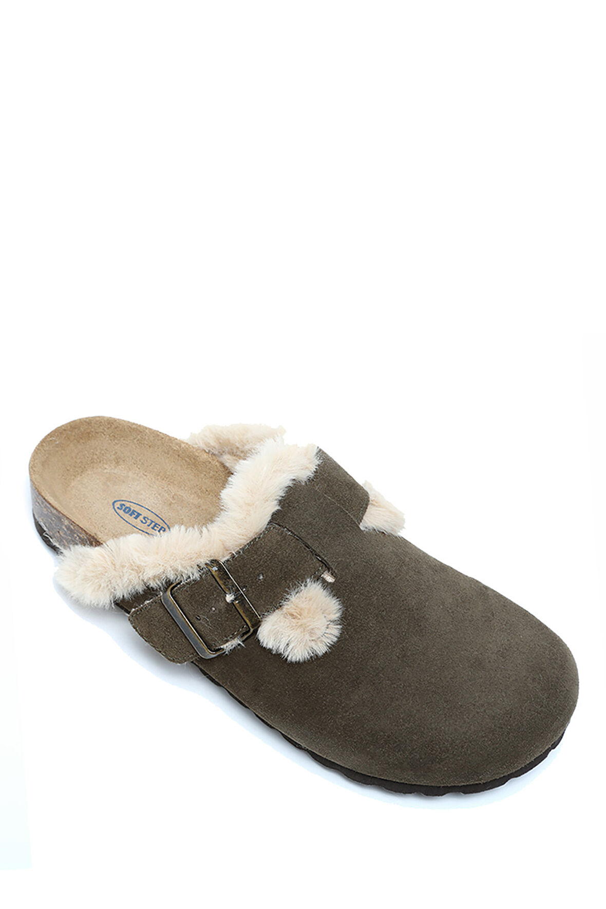K14207-029SD Kifidis Soft Step Kadın Süet Deri Sabo Mantar Terlik 36-41