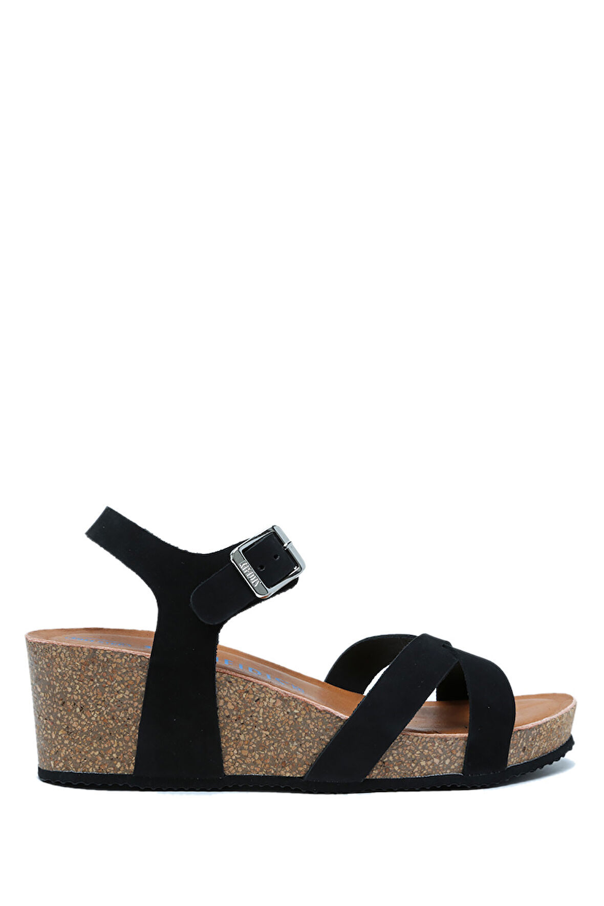 K15009 Kifidis Soft Step Kadın Dolgu Topuklu Mantar Sandalet 36-41