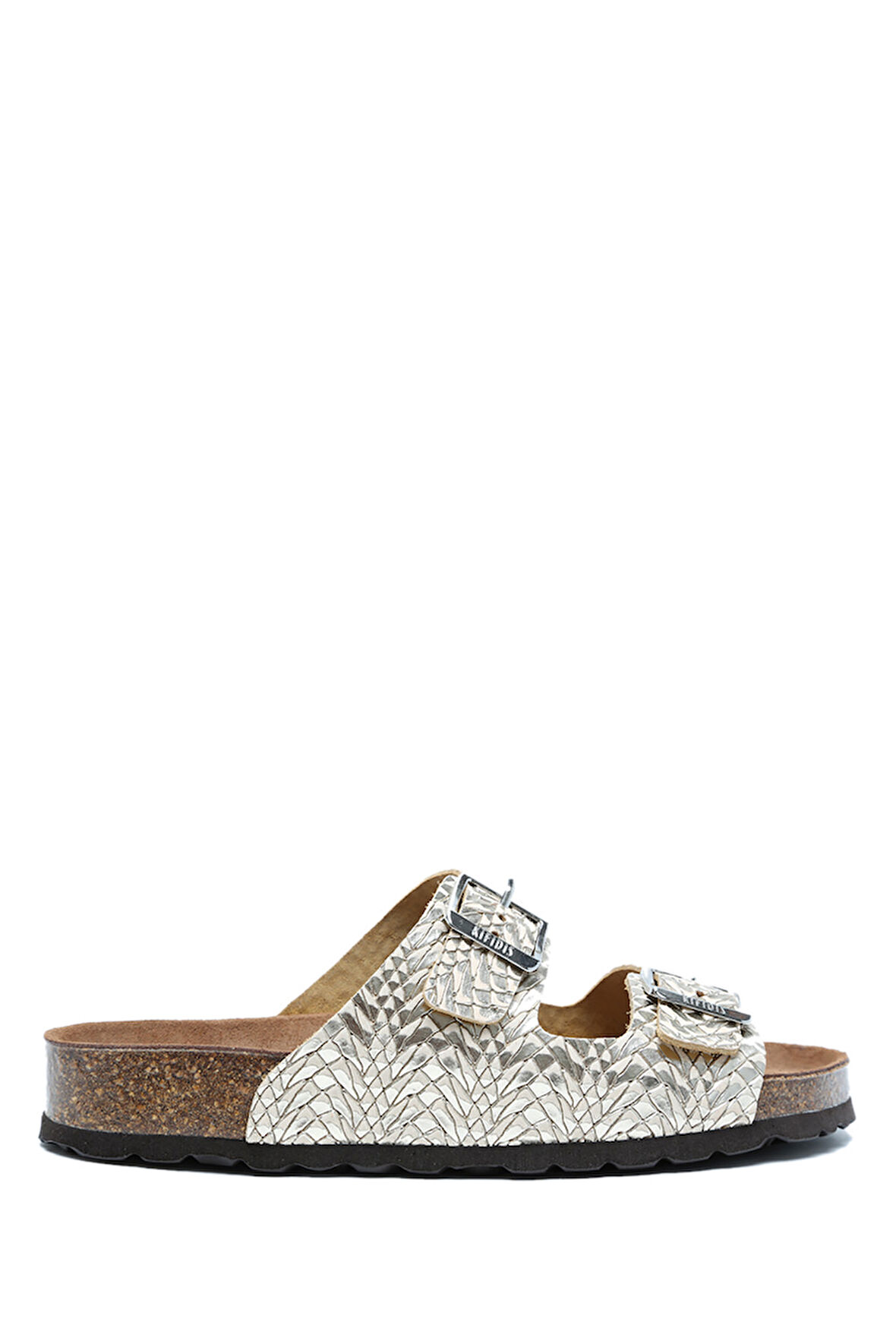 K14944 Kifidis Soft Step Kadın Çift Bantlı Mantar Terlik 36-41