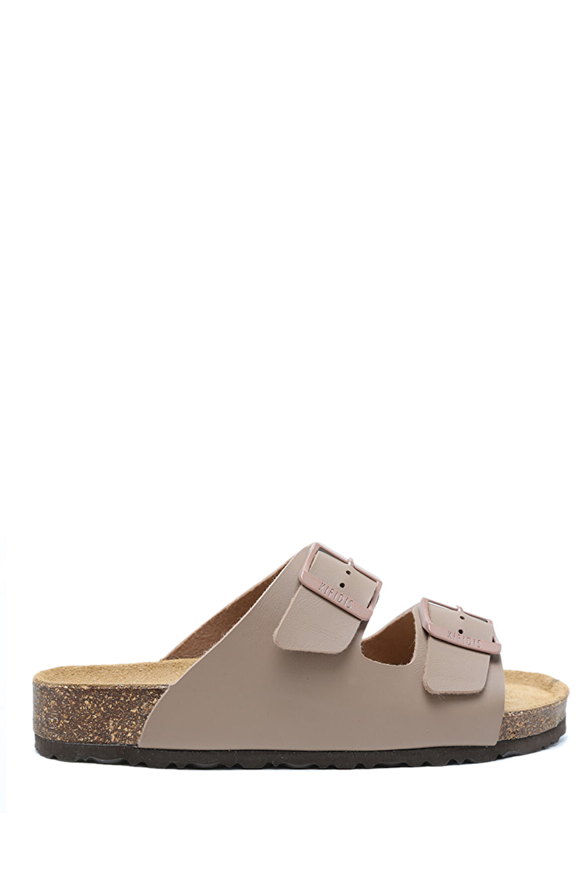 KS10260SK Kifidis Soft Step Kadın Çift Bantlı Mantar Terlik 36-41