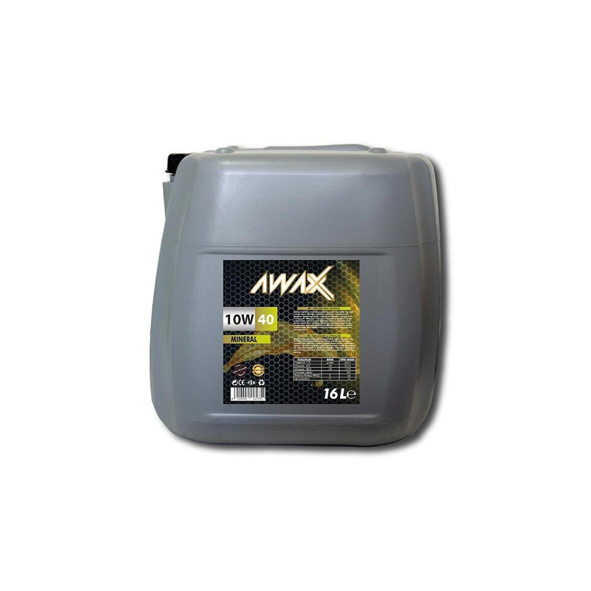 AWAX 10W/40 - 16 Litre Motor Yağı