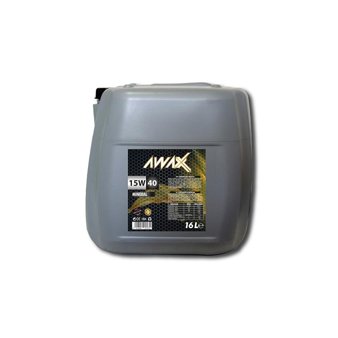 AWAX 15W/40 - 16 Litre Motor Yağı