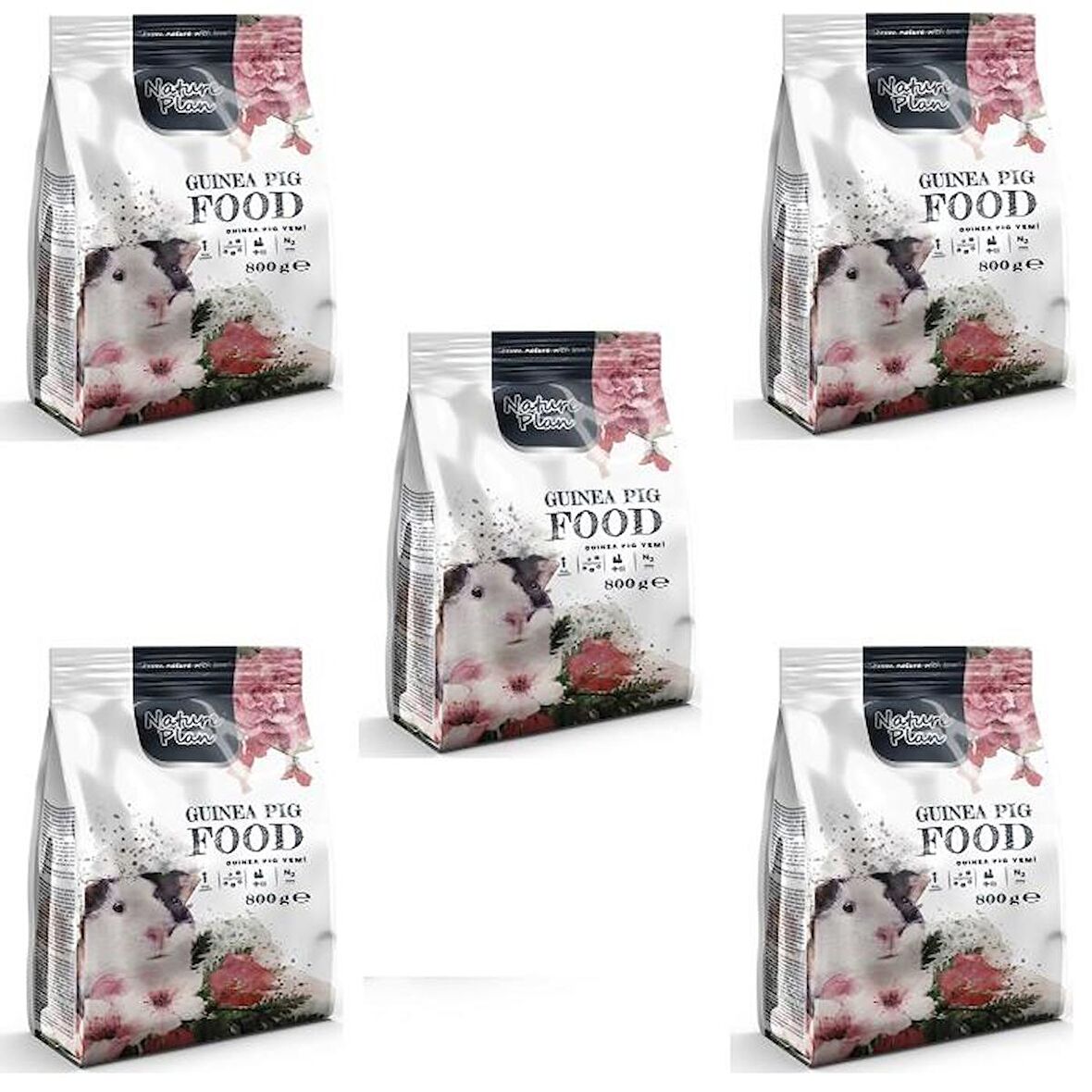 Nature Plan Ginepig Yemi 800 Gr - 5 Adet