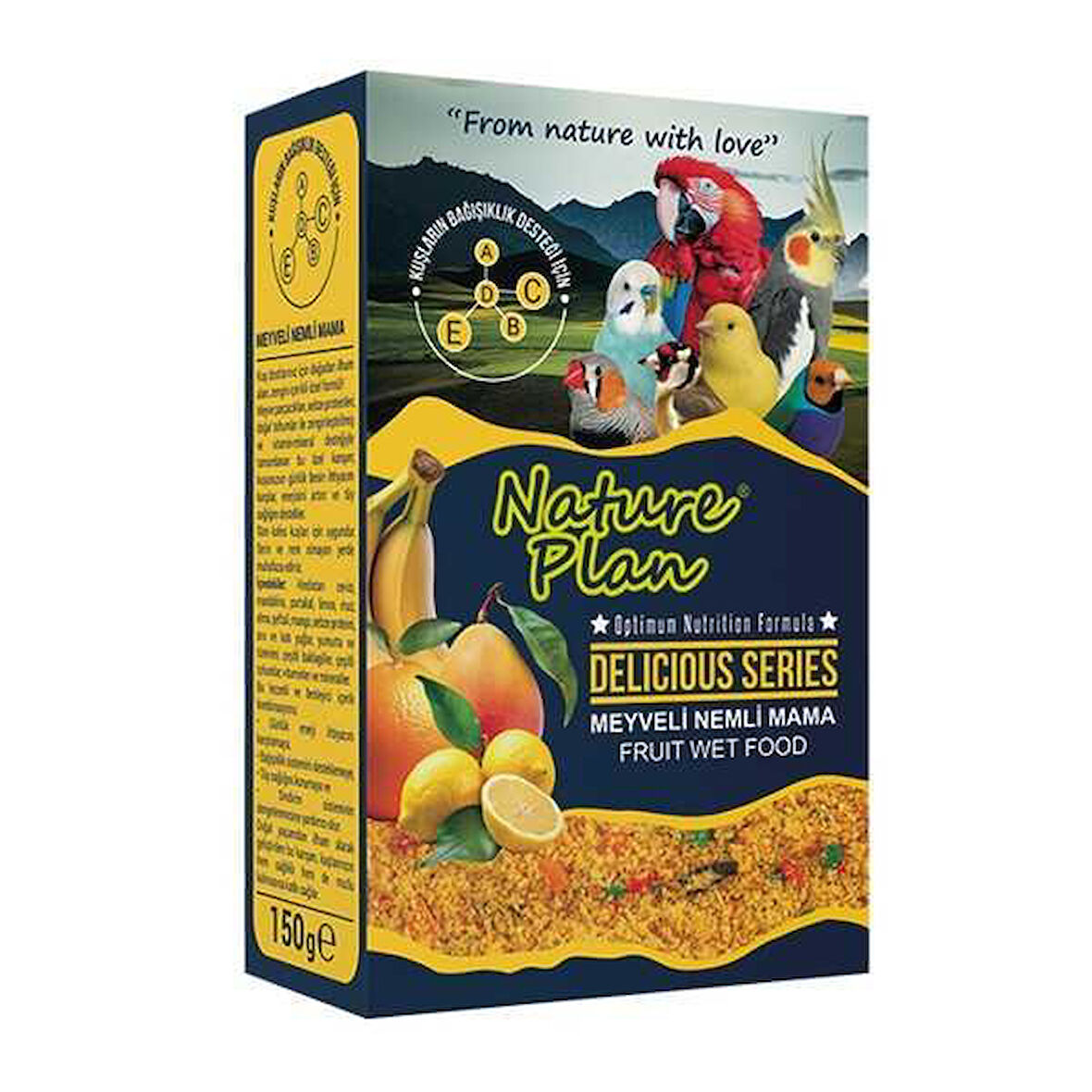 Nature Plan Delicious Kızıştırıcı Etkili Kuş Maması150 gr