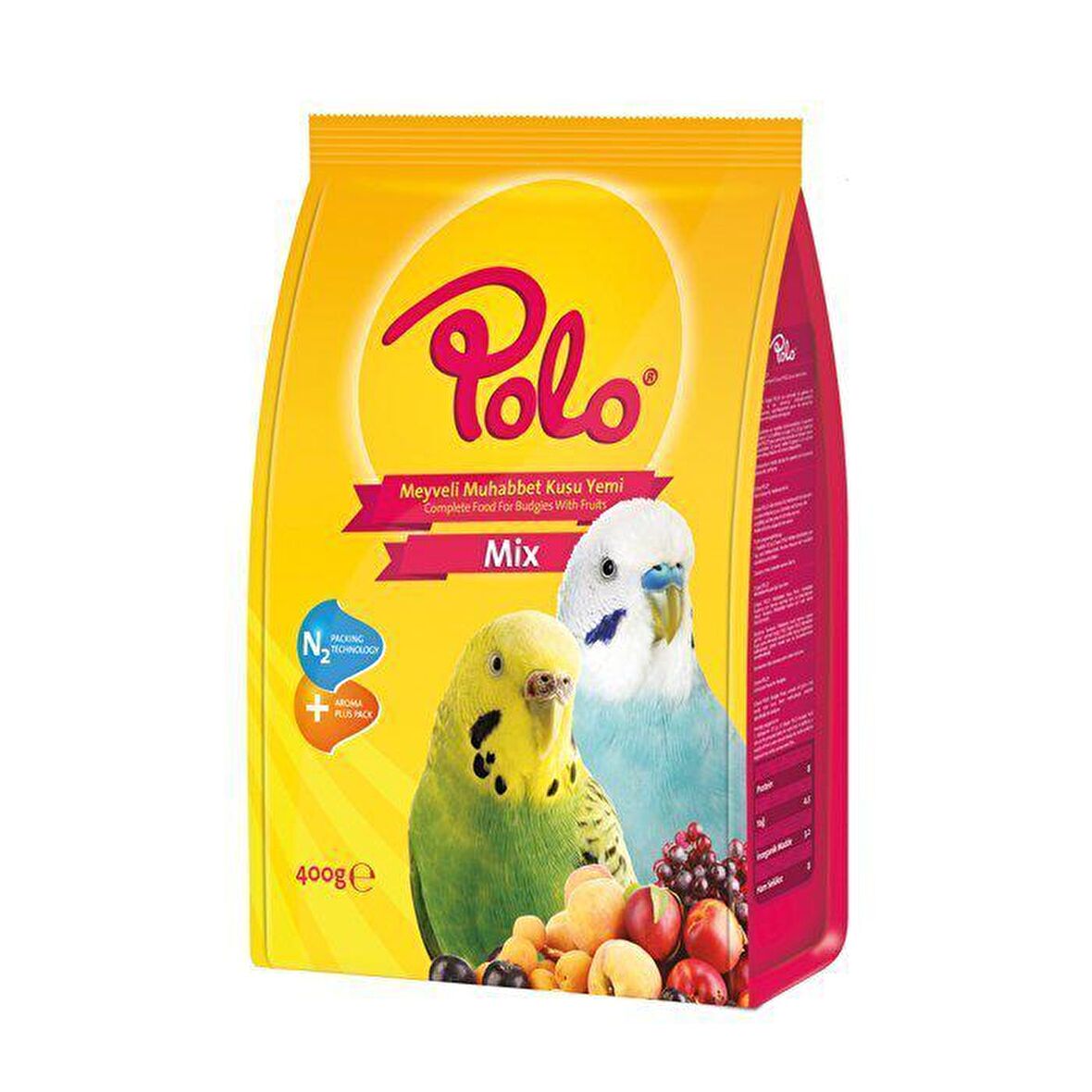 Polo Meyveli 400 Gr Muhabbet Kuşu Yemi 