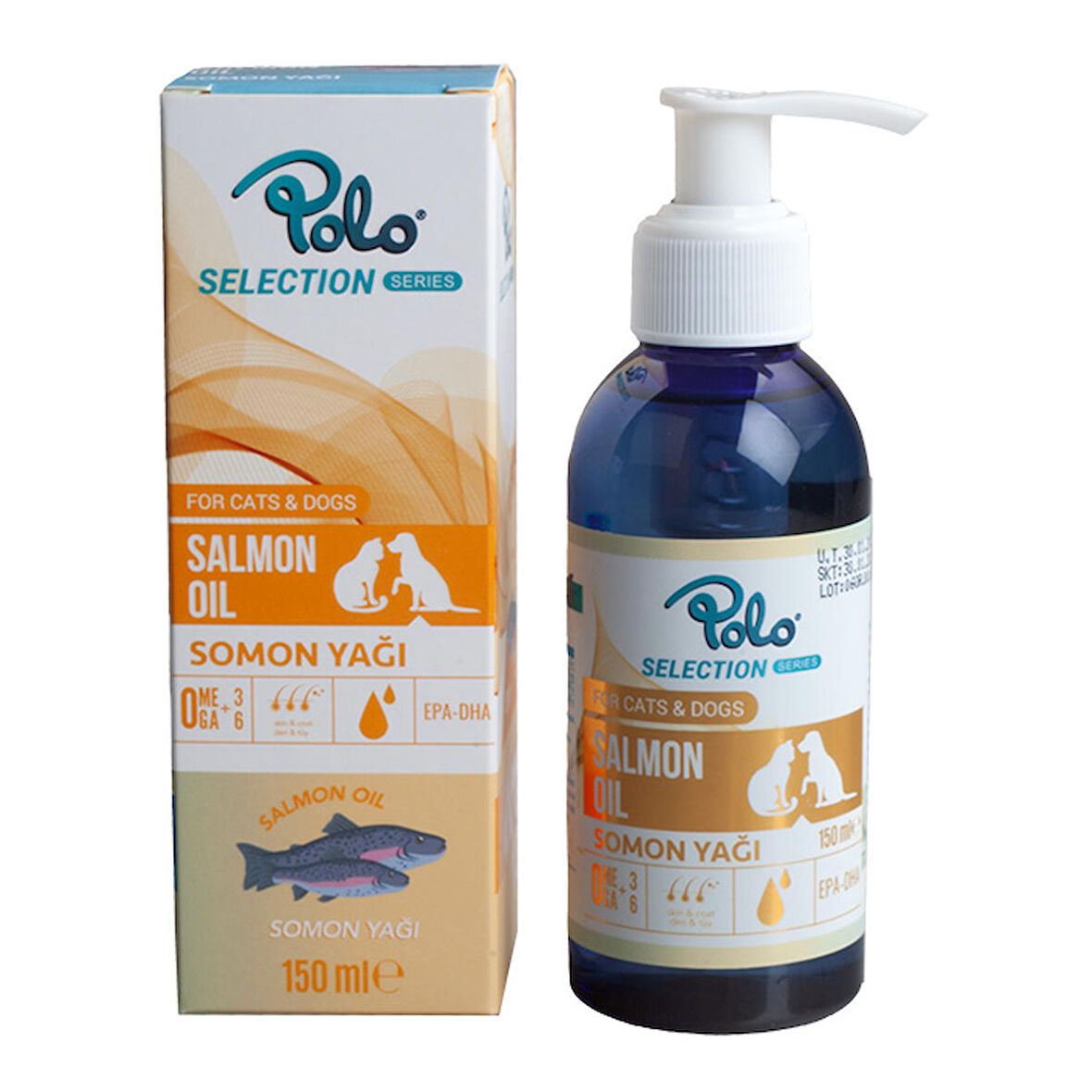 Polo Kedi Ve Köpekler İçin Somon Yağı (Salmon Oıl)150ml