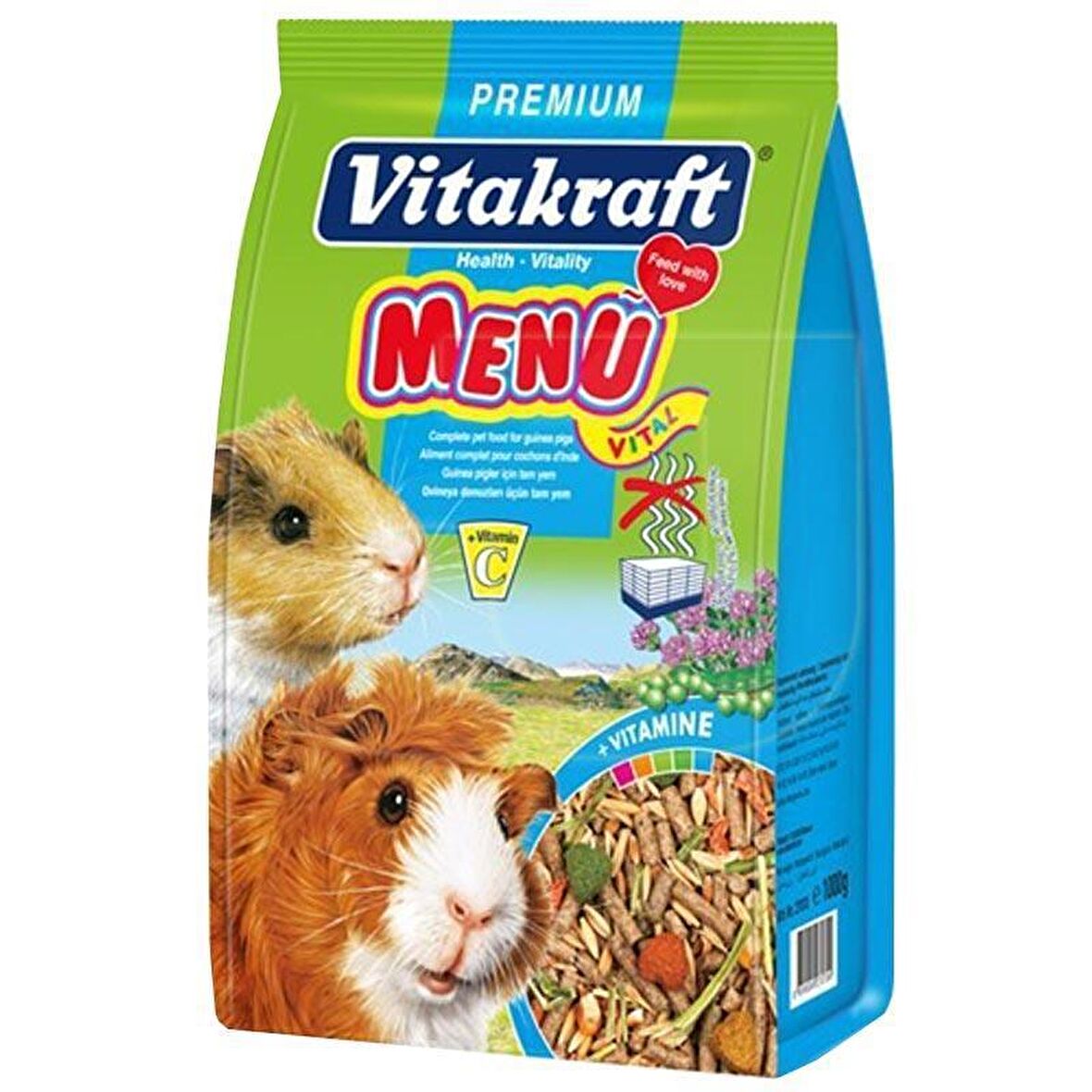 Vitakraft Menü Vital Guinea Pig Yemi 1000gr