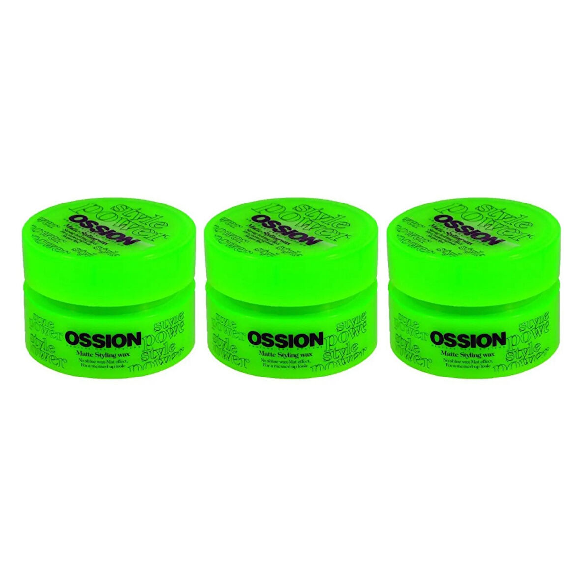 Ossion Saç Şekillendirici Mat Wax 100 Ml 3 Adet