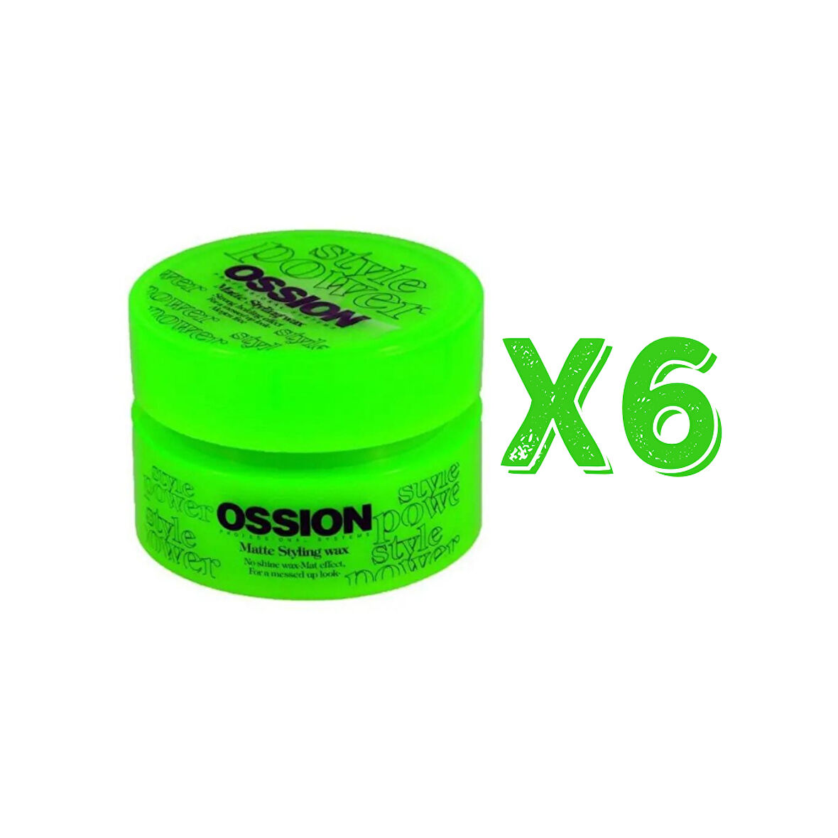 Ossion Saç Şekillendirici Mat Wax 100 Ml 6 Adet