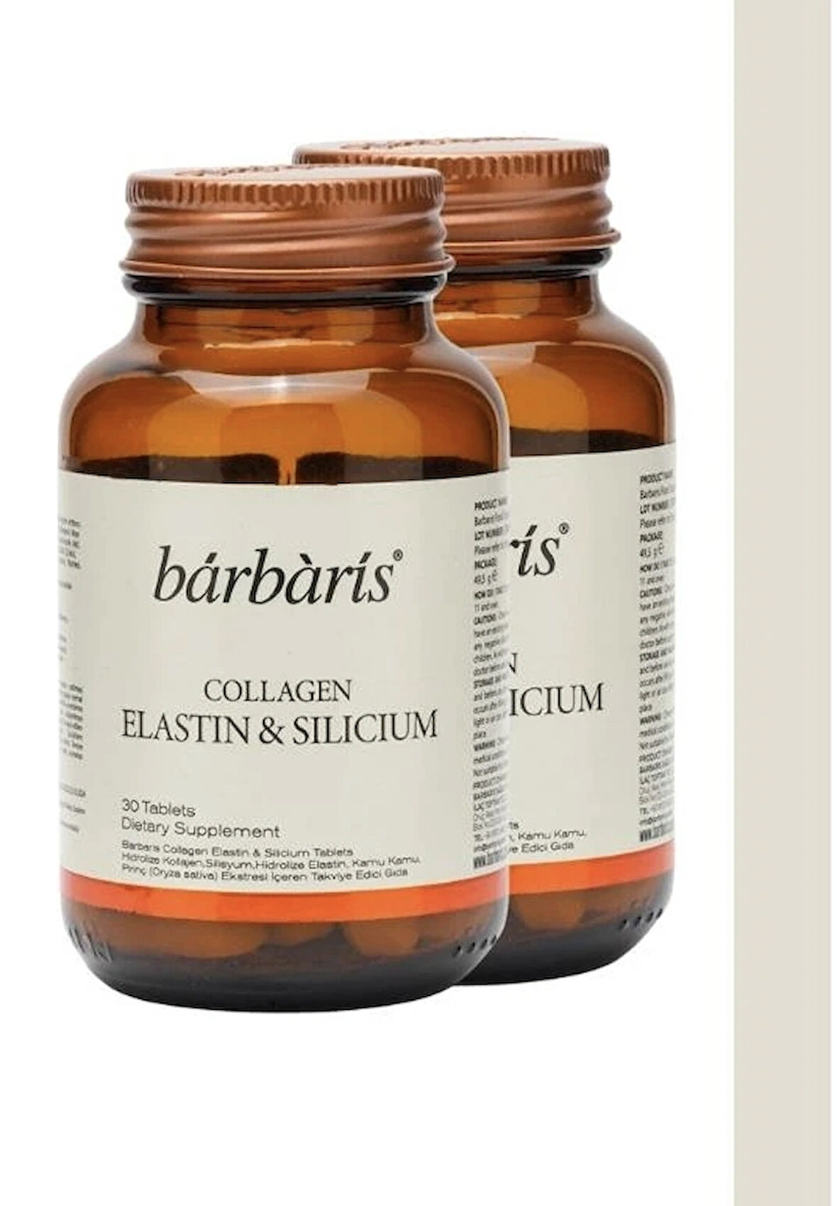 Barbaris Collagen Elastın & Sılıcıum 30 Tablets-2 Paket