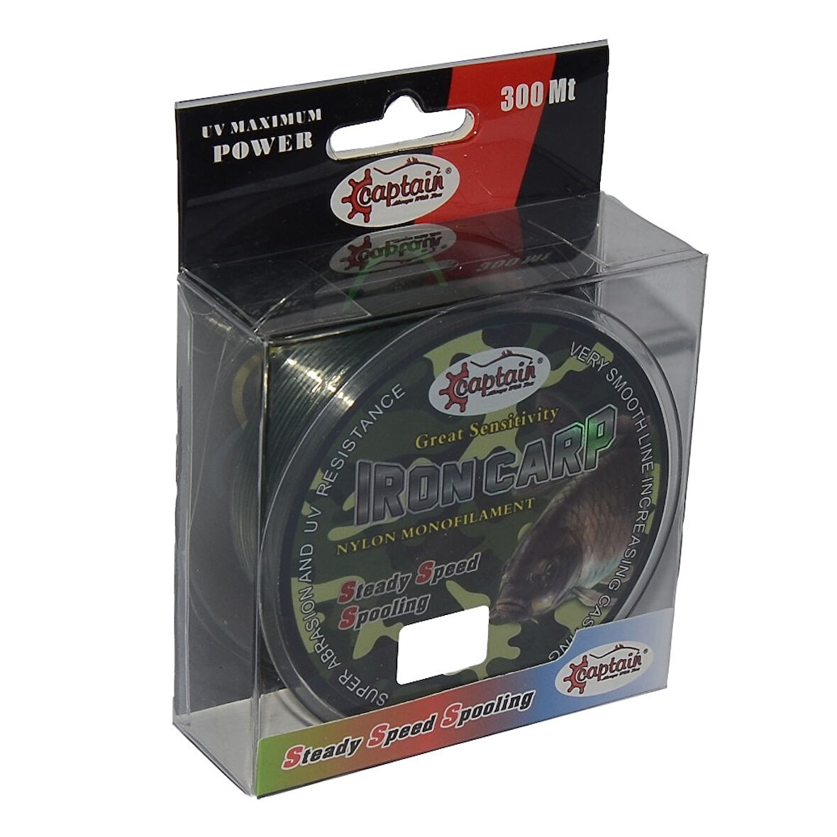 IRON CARP MAKARA MISINA CAMUFLAJ  300 MT  0,28 MM