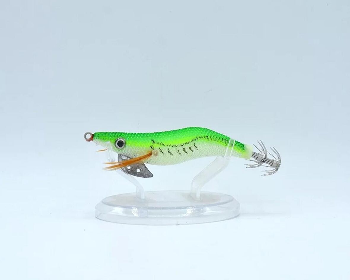 Captain 3017 Kalamar Zokası 10cm Wanted UV Squid Size 2.5  03
